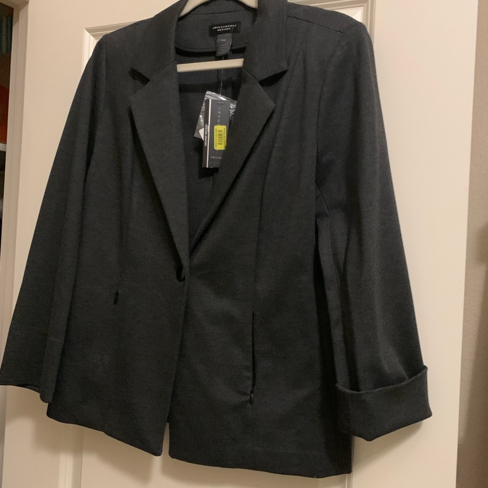 Investments Charcoal Women's Blazer - Picture 5 of 5